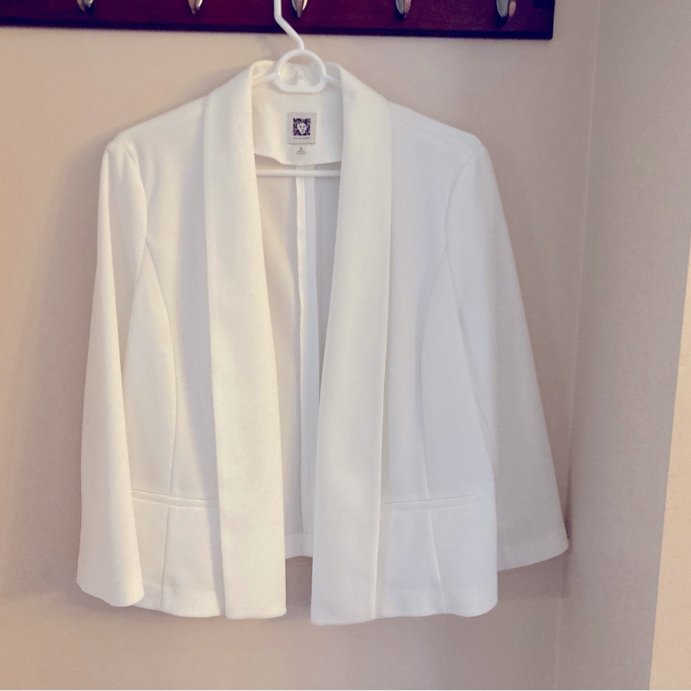 White Blazer. Anne Klein. Size M